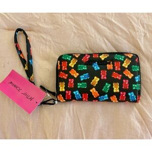 Betsey Johnson Colorful Gummy Bear Wristlet Wallet